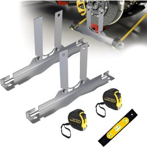 COOLWOLF Upgrade Wheel Alignment Tool Plates,2-Pack,Alignment Tool,3 in 1,Wheel Alignment Tool Kit,2 Measuring Tapes,DIY,Alignment Tool Automotive for Car,Truck,SUV,ATVs
