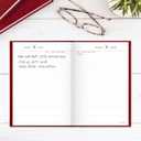 AT-A-GLANCE 2026 Diary, Standard Diary, Daily, 5-3/4" x 8-1/4", Small, 12-Month, Hardcover, Red (SD3891326)