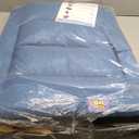 yeyeeyyee Wide Stadium Seats with Back Support, Exclusive Sofa Style Design Extra Thick Bleacher Chairs with Back and Cushion, 6 Reclining Positions - Ultimate Comfort for Sports Events (Blue, 25")