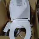 TOTO WASHLET S2 Electronic Bidet Toilet Seat with Instantaneous Water Heating, PREMIST and EWATER+ Wand Cleaning, Elongated, Cotton White - SW3346#01