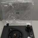 Record Player Wireless Output Turntable Carbon Fiber Tonearm Vinyl Player Aluminium Platter Belt-Drive LP Turn Tables 2 Speed RPM Phono RCA Line Output AT-3600L MM Cartridge Audio Sound Pure Black