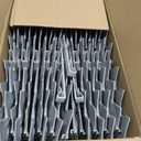 20Pcs Garden Edging Border, 21Ft Marbled Design Garden Landscape Edging Borders with 20 Pcs Stakes, Plastic Garden Fence Lawn Edging Border for Flower Bed, Yard, Patio, and Pathway Landscaping