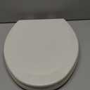 Bemis 1500EC Durable Wood Toilet Seat with Easy Clean Hinges, Made in USA, Elongated, Biscuit