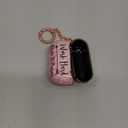 ZEKICE Compatible with AirPod Pro 2nd/1st Generation Case Cover Protective Shockproof Hard Cover Shell with Rose Gold Keychain, Case for Girl Women Men (Inspirational Quotes Pink)