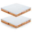 Colingmill 2 Pcs 5 Frame Telescoping Cover Bee Hive Cover for Metal Bee Hive Part Kit for Beekeepers