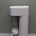 Woody Sparkling Water Maker - Silent Carbonated Water Machine Made of Renewable Wood Composite and 1L Water Bottle - Without CO2 Cylinder - Seltzer Maker Machine - Colour White