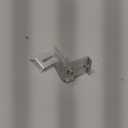 Outlet Lock, Adjustable Metal Security Device, Prevents Power Plug Unplugging, Silver, 1-Pack