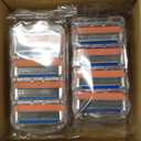 16 Count Razor Blade Shaving Razor Blade Refills, Mens Shaving Blades Refills-Orange New Version
