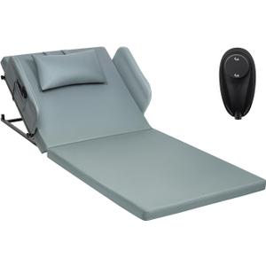 Lifting Bed Backrest - Electric Adjustable Power Bed Wedge Mattress with Pillow Cover for Elderly, Patient, Pregnant Women to Sitting and Sleeping Positioning Assistance, Steel Frame