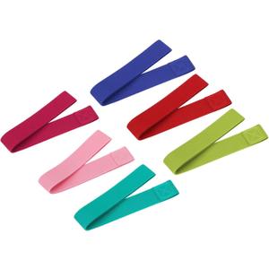 PATIKIL Towel Bands, 6 Pack Stretchable Towel Clips Cruise Essentials Windproof Beach Towel Straps for Beach Cruise Pool Chairs, Blue, Green, Jade Green, Light Green, Pink, Rose Red