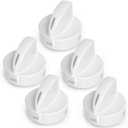 5PCS 316442512 Gas Stove Knob Replacement, Gas Oven Range Control Assembly, Compatible with Kenmore, Frigidaire, Sears Burner