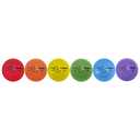 Champion Sports Rhino Skin Dodgeball Set 6 Soft Foam Dodgeballs with Tear-Resistant Coating, Grip Surface, Low Bounce, Mesh Bag, Indoor & Outdoor Playground or PE Class Ball Set 7"