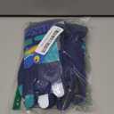 American Trends Kids Waterproof Winter Gloves Warm Snow Gloves Boys Girls Ski Gloves Toddler Mittens Windproof (XS (1-3 years old), Y Navy-Dinosaur)