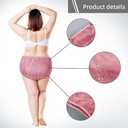 9 Pcs Waterproof Incontinence Underpants Plastic Pants Leak Proof Incontinence Underwear Adult Diaper Cover(XL,Pink)