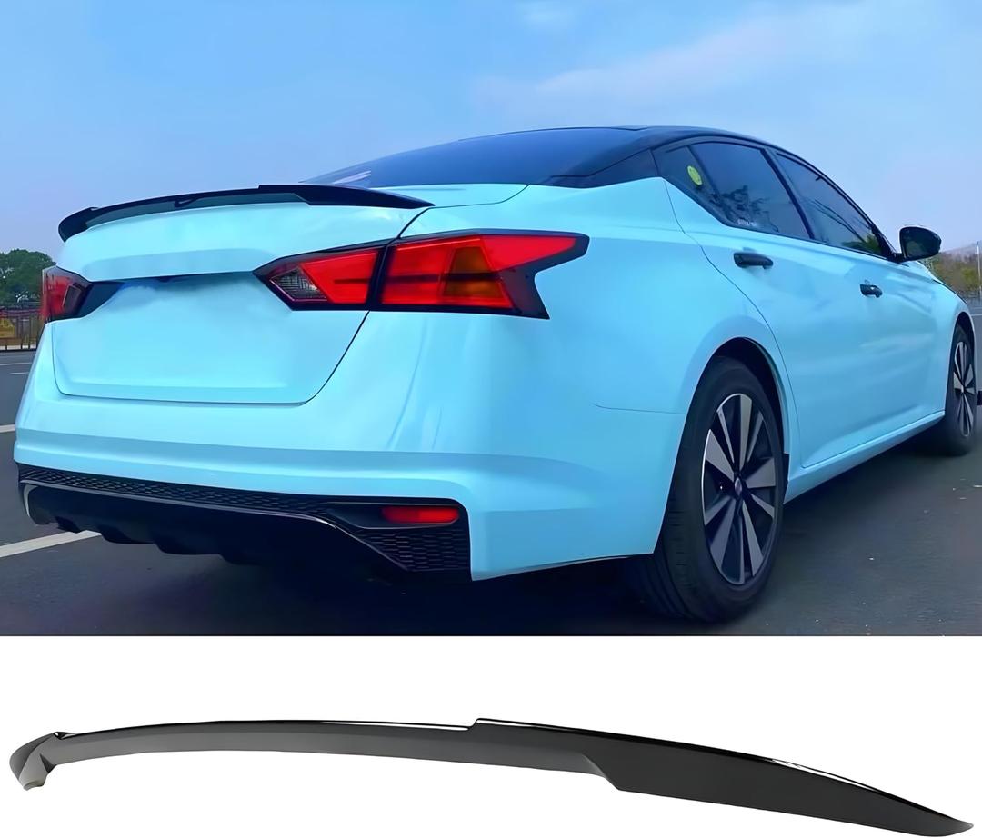 MUTUSAISI Rear Trunk Spoiler Wing Lip Compatible with Nissan Altima 2019 2020 2021 2022 2023 2024 2025 SR/SV/SL/S/Accessories (Paint Black)