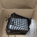 Fruit Vegetable Storage Basket with Wheels Kitchen Rack 6-Tier Stackable Floor-Standing Movable Organizer Household Snack Shelf for Living Room Dressers Stand