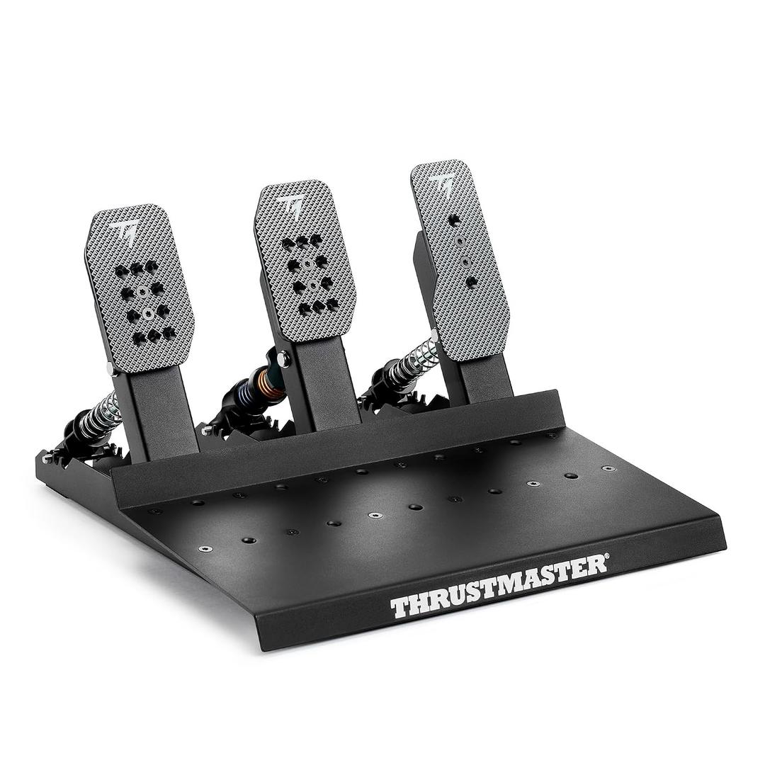 Thrustmaster Raceline Pedals III LC with Load Cell - PS5, XBOX & PC | 220 lb brake sensor, 24-bit resolution, H.E.A.R.T gas & clutch pedals, 100% metal, modular, pressure tuning thru software