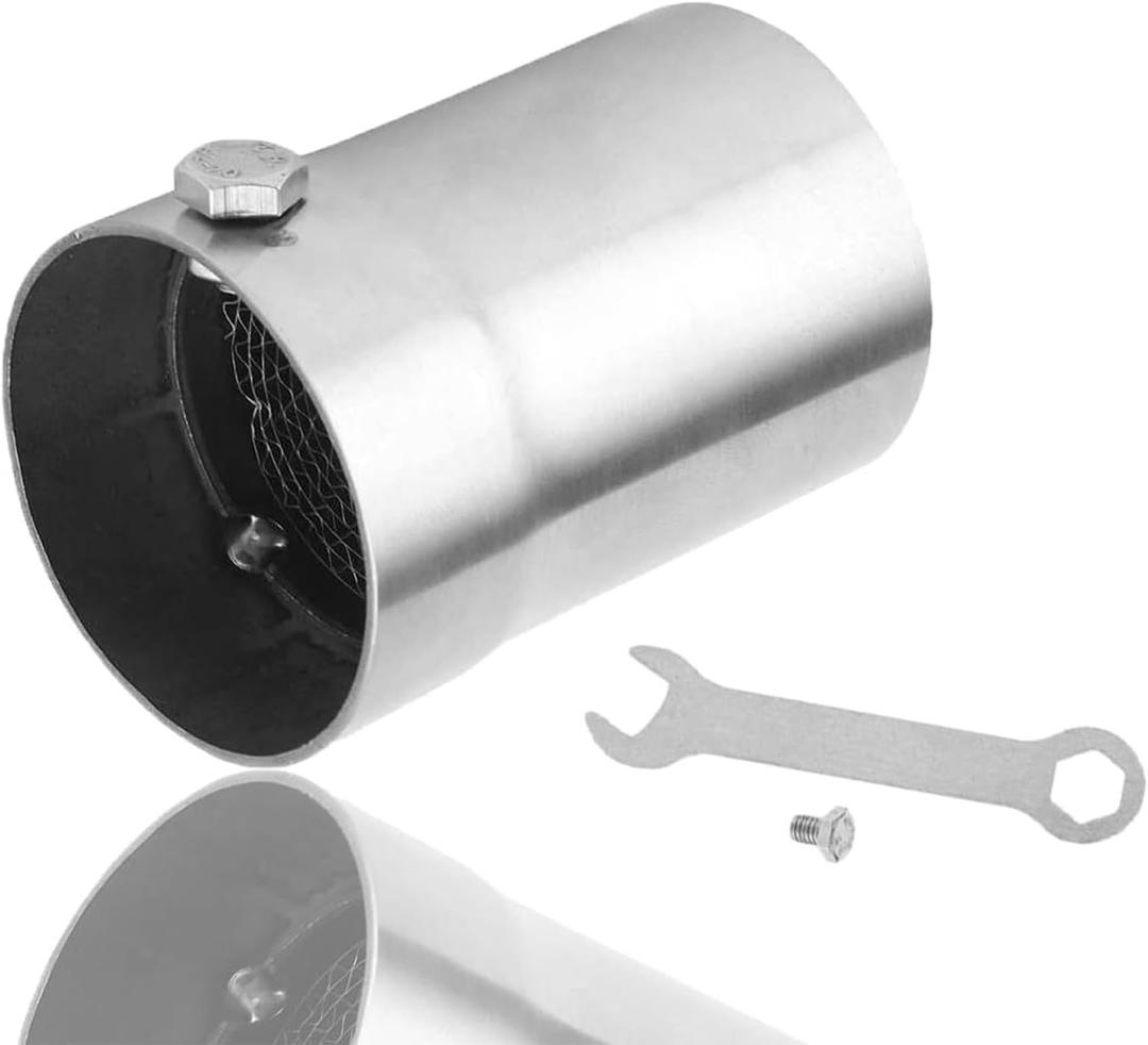 LKV Motorcycle DB Killer 51mm Universal Muffler Silencer Baffle Removable Noise Eliminator Compatible with Harley Moto Guzzi Honda Kawasaki Suzuki Yamaha Cruiser Scooter