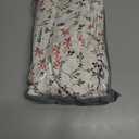 HoneiLife Duvet Dover King Size - 100% Cotton Comforter Cover Floral Duvet Cover Sets, Breathable Duvet Cover with Zipper Closure & Corner Ties, 3-PC Wildflower Comforter Cover Sets, Red Bean