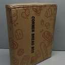 WOWLIVE Corner Bread Box for Kitchen Countertop, Double Layer Bamboo Bread Storage Container, Large Farmhouse Bread box with Acrylic Wavy Door Panel, Under Cabinet Organizer (Natural, Extra Large)