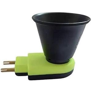 Stainless Steel Electric Kapoor Dani Green & Black Incense Burner Useful for Loban, Bakhoor, Oudh, Agarbatti