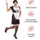 Fun Shack Maid Outfit for Men, Male Uniform, French Maid Costume, Party Dress Up (M)