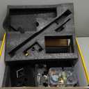 Dasan Matte Black Dual Shower Heads System with Ceiling 12-Inch Rainfall Shower & Wall Mount 6-Inch High Pressure Shower Head, Full Body Dual Shower Set with Handheld Sprayer, 3-Function Shower Faucet