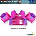 AEOCOO Puddle Float Jumper 20-30-50-60-70 Pounds, Toddler Swim Vest for 1-3-5-6-9 Years Old, Pool Floats with Swimming Arm Floaties Swim Jacket & Water Wings for Kids Swimmies, Boys, Girls, Nios