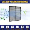 2 x CF11811 Cabin Air Filter for Mazda CX-5 2013-2022 for Mazda 6 2014-2021 for Mazda 3 2014-2018 Cabin Filter Replacement with Activated Carbon Replace CPJ6X KD45-61-J6X (1 pack)
