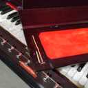 LATEST ORIGINAL BINA 17DX PRO-GRADE INDIAN PORTABLE 9-STOPPER TEAK HARMONIUM w COUPLER + BAG