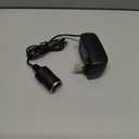 AC to DC Converter 2A 24W Car Cigarette Lighter Socket 110-240V to 12V AC/DC Power Adapter Black