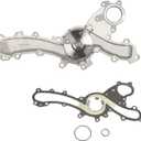 IRONTREE AW6047 Professional Water Pump Kit with Gasket Compatible with 2005-2018 Toyota Avalon Camry Highlander Venza RAV4 Sienna, 2007-2018 Lexus ES350 RX350 RX450H, 3.5L V6 Engine, OE Replacement