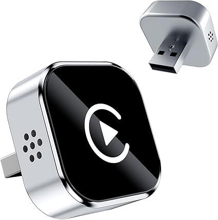 2026 Wireless CarPlay Adapter Upgrade Wired CarPlay to Wireless, Mini USB Design for Cars with Built-in Wired Apple CarPlay Plug and Play Easy Use Fast Stable Connection Car Play for iPhone