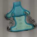 PHOEPET No Pull Dog Harness, Unique Colors Reflective Adjustable Dog Vest, with Soft Training Handle Metal Clips for Small Medium Large Dogs (Mint Green Base & Grey Straps,S)