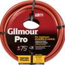 Gilmour Pro Commercial 3/4" x 75' Heavy Duty Water Hose, Durable and Kink Resistant 75 ft Garden Hose
