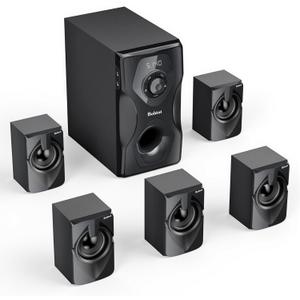 Bobtot Surround Sound System Home Theater Speakers - 700 Watts Peak Power 5.1/2.1Wired Stereo Speaker System 5.25" Subwoofer Strong Bass with Bluetooth ARC Optical Input