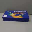 Pickleball Paddles Set of 2 with 4 Balls - USAPA Approved Fiberglass Surface, Lightweight, Non-Slip Grip - Premium Paddle Set for All Skill Levels Indoor & Outdoor (Black)