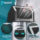 6" Dryer Vent Cover Outside, Hooded Dryer Vent Cover with a Built-in Insect Screen and Backdraft Damper, Dryer Vent Kit for Range Hood, Duct, Kitchen and Dryer Ventilation