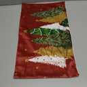 Smozenith Christmas Pillow Covers 1Pcs, 11x19 Red Xmas Tree Winter Decorative Throw Pillowcases Holiday Outdoor Farmhouse Seasonal Cushion Cases Couch Sofa Bed Decor