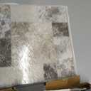Tivoli Self Adhesive Vinyl Floor Tiles, 45 Tiles, 12 x 12 in, Peel & Stick