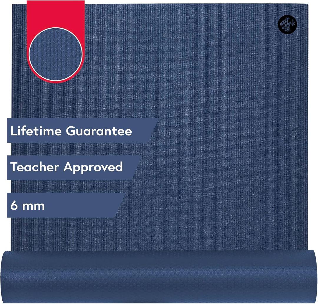 Manduka PRO Long Yoga Mat 85" - 6mm | Lifetime Durability | Hygienic Construction | Premium Studio Quality | Teacher Approved | Extra Long | 85 x 26 inches | Odyssey