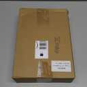 VercanMonth 8 Pcs Christmas Tree Painting Kit Ceramic DIY Ready to Draw Xmas Statues Paint Your Own Christmas Tree Figurines Unpainted Plaster Craft with Brush Palette for Adult