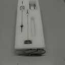 YUSWKO Silver Rechargeable Milk Frother for Coffee with Stand, Handheld Drink Mixer with 3 Heads 3 Speeds Electric Stirrers for Latte, Cappuccino, Hot Chocolate, Egg