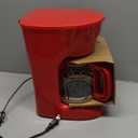 MELLERHOME 12-Cup Red Coffee Maker - Perfect for Home or Office, Borosilicate Carafe, Auto-Off, Reusable Filter, Anti-Drip, Keep-Warm Function, Clear Water Level Window, Red Kitchen Accessories