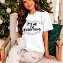 Christmas Couples Shirts: Chest Nuts Xmas Graphic Tee Cute Matching Couples Shirt for Him and Her Shirts (White)