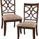 Homelegance Casual Dining Side Chair 2546S
 (Set of 2). Product Dimensions 26"D x 21.5"x40.5"H .Overall Size: 21.5" x 26" x 40.5"H; Seat Size: 21" x 18" x 20"H.