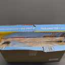 XcE Foldable Bamboo Bathtub Caddy Tray - Expandable to 41 Inches with Non-Slip Pads & Book Stand for Couples Luxury Bath