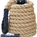 Perantlb Outdoor Climbing Rope for Fitness and Strength Training, Workout Gym Climbing Rope, 1.5'' in Diameter, Length 30 Feet