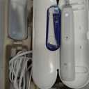 Oral-B iO Deep Clean Rechargeable Electric Powered Toothbrush, White with iO Series 3 Limited, 2 Brush Heads and Travel Case - Pressure Sensor to Protect Gums - 3 Cleaning Settings - 2 Minute Timer