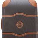 DELSEY PARIS Chatelet Air 2.0 - Hardside Carry on Plus 20 Inch - 360 Spinner Wheels - TSA Lock - USB Port- Lightweight Polycarbonate Travel Suitcase, Chocolate Brown